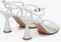 Estro Dames Witte Leren Hakken Sandalen Er00113397 White Dames - Thumbnail 5