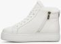 Estro Dames Witte High-Top Winter Sneakers met Isolatie Er00112251 White Dames - Thumbnail 4