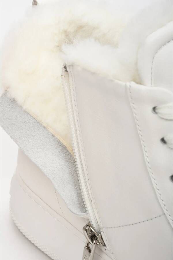 Estro Dames Witte High-Top Winter Sneakers met Isolatie Er00112251 White Dames