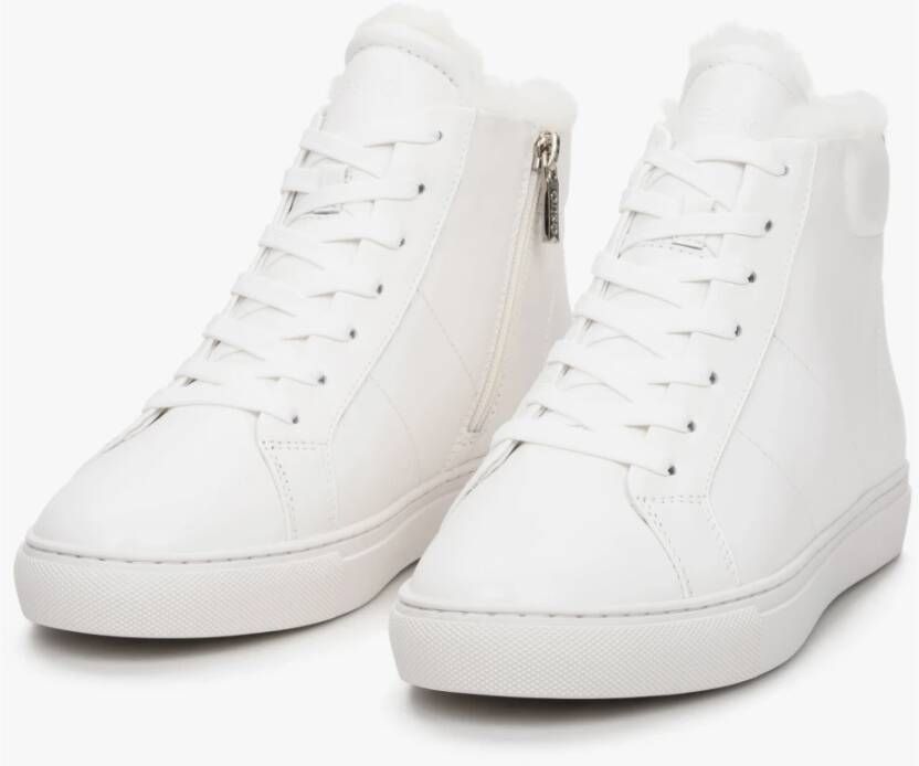 Estro Witte Hoge Sneakers voor Dames voor de Winter Er00112258 White Dames