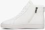 Estro Witte Hoge Sneakers voor Dames voor de Winter Er00112258 White Dames - Thumbnail 4