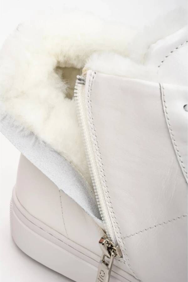 Estro Witte Hoge Sneakers voor Dames voor de Winter Er00112258 White Dames