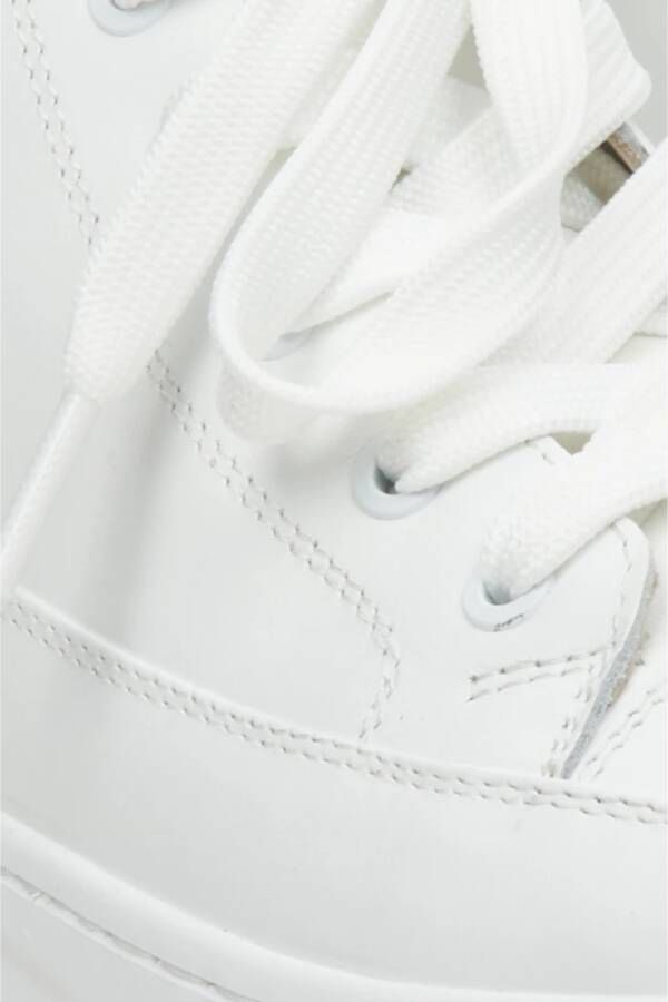 Estro Dames Witte Leren High-Top Sneakers Er00113461 White Dames