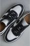 Estro Zwart & Wit Leren Heren Lage Sneakers Er00112970 Black Heren - Thumbnail 2