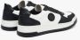 Estro Zwart & Wit Leren Heren Lage Sneakers Er00112970 Black Heren - Thumbnail 8