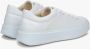 Estro Witte lage sneakers voor dames gemaakt van hoogwaardig Italiaans echt leer White Dames - Thumbnail 4