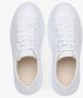 Estro Witte lage sneakers voor dames gemaakt van hoogwaardig Italiaans echt leer White Dames - Thumbnail 5