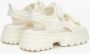 Estro Dames Witte Sportieve Sandalen met Dikke Zool ES8 Er00115497 White Dames - Thumbnail 4