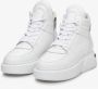 Estro Dames Witte Suède Hoge Winter Sneakers ES8 Er00112332 White Dames - Thumbnail 3