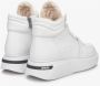 Estro Dames Witte Suède Hoge Winter Sneakers ES8 Er00112332 White Dames - Thumbnail 5