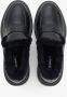 Estro Zwarte Dames Loafers met Bontvoering van Echt Leer voor de Winter Er00114212 Black Dames - Thumbnail 4