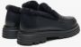 Estro Zwarte Dames Loafers met Bontvoering van Echt Leer voor de Winter Er00114212 Black Dames - Thumbnail 5