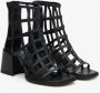 Estro Dames Zwarte Blokhak Gladiator Sandalen Er00111350 Black Dames - Thumbnail 5