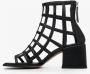 Estro Dames Zwarte Blokhak Gladiator Sandalen Er00111350 Black Dames - Thumbnail 6