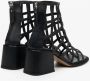 Estro Dames Zwarte Blokhak Gladiator Sandalen Er00111350 Black Dames - Thumbnail 7