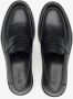 Estro Zwarte heren penny loafers gemaakt van echt leer Black Heren - Thumbnail 4