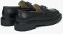 Estro Dames Zwarte Kwast Loafers gemaakt van Echt Italiaans Leer Er00114897 Black Dames - Thumbnail 4