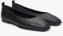 Estro Dames Zwarte Leren Ballet Flats Er00115274 Black Dames - Thumbnail 3