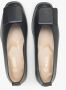 Estro Dames Zwarte Leren Ballet Flats met Decoratieve Versiering Black Dames - Thumbnail 4