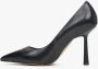 Estro Dames Zwarte Leren Hoge Hak Pumps Er00113230 Black Dames - Thumbnail 2