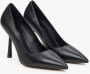 Estro Dames Zwarte Leren Hoge Hak Pumps Er00113230 Black Dames - Thumbnail 3