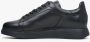 Estro Heren Zwarte Lage Top Sneakers gemaakt van Echt Leer Er00113795 Black Heren - Thumbnail 3