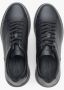 Estro Heren Zwarte Lage Top Sneakers gemaakt van Echt Leer Er00113795 Black Heren - Thumbnail 4