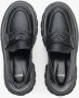 Estro Dames Zwarte Leren Loafers met Dikke Zool Er00113783 Black Dames - Thumbnail 5