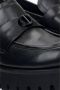 Estro Zwarte leren pennyloafers voor dames Black Dames - Thumbnail 7