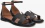 Estro Zwarte Leren Sandalen Er00115455 Black Dames - Thumbnail 3