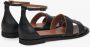 Estro Zwarte Leren Sandalen Er00115455 Black Dames - Thumbnail 4