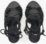 Estro Dames Zwarte Leren Sandalen met Hak Er00112419 Black Dames - Thumbnail 6