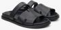 Estro Dames Zwarte Leren Slide Sandalen Er00115099 Black Dames - Thumbnail 2