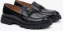 Estro Zwarte loafers voor dames gemaakt van echt leer Black Dames - Thumbnail 2