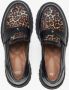 Estro Zwarte Dames Loafers gemaakt van Italiaans Echt Leer met Luipaardprint Er00115837 Black Dames - Thumbnail 5