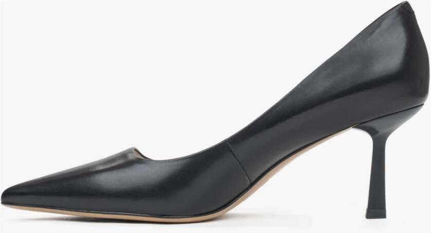 Estro Zwarte Pumps voor Dames met Puntige Neus Er00115850 Black Dames