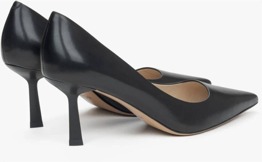 Estro Zwarte Pumps voor Dames met Puntige Neus Er00115850 Black Dames