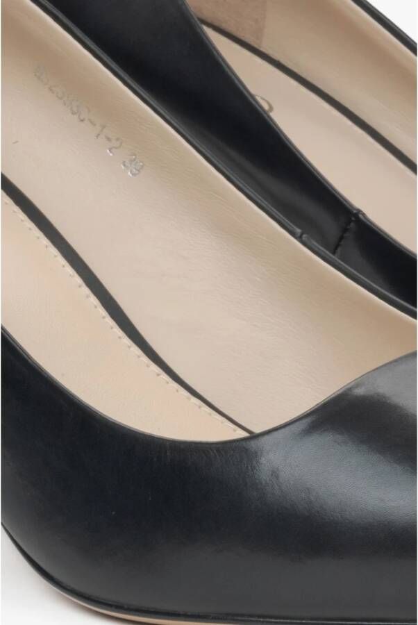 Estro Zwarte Pumps voor Dames met Puntige Neus Er00115850 Black Dames