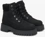 Estro Zwarte veterschoenen voor vrouwen gemaakt van echt Italiaans nubuck Black Dames - Thumbnail 2