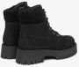 Estro Zwarte veterschoenen voor vrouwen gemaakt van echt Italiaans nubuck Black Dames - Thumbnail 5