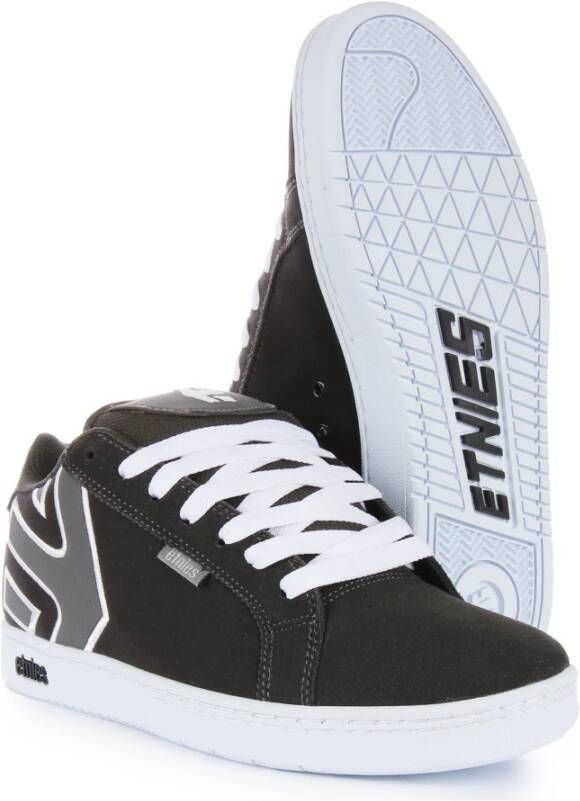 Etnies Klassieke Zwarte Grijze Sneakers Voor Mannen Black Heren