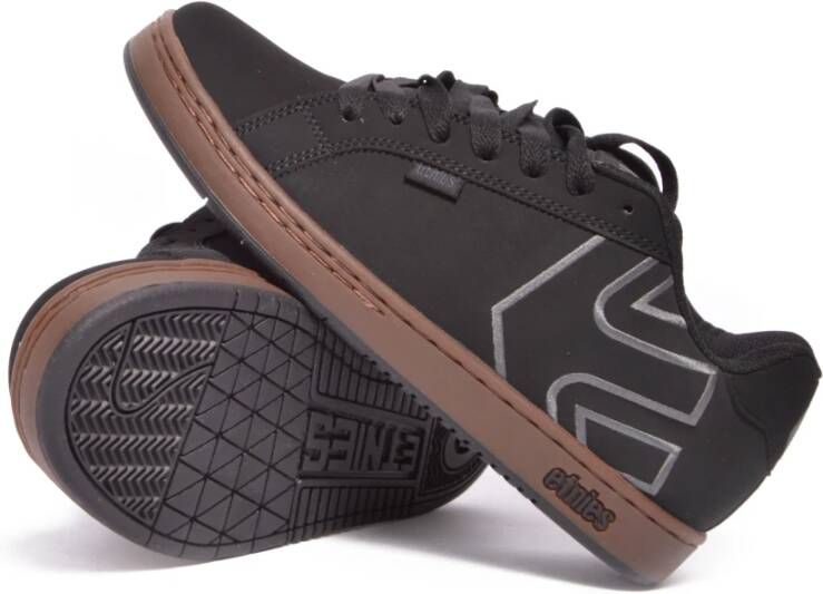 Etnies Lage Profiel Vetersneakers in Zwart Grijs Gum Black Heren