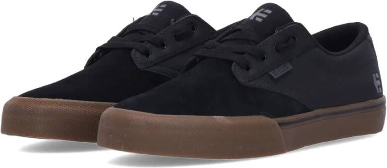 Etnies Zwarte Gum Skate Schoenen met Vetersluiting Black Heren