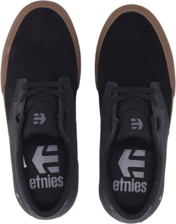 Etnies Zwarte Gum Skate Schoenen met Vetersluiting Black Heren