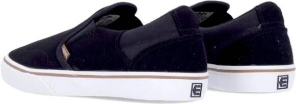 Etnies Zwart Wit Gum Slip-On Skate Schoenen Black Heren