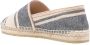 ETRO Blauwe Gestreepte Canvas Espadrilles Blue Dames - Thumbnail 2