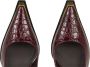 ETRO Bordeaux Krokodillenprint Hak Sandalen Red Dames - Thumbnail 3