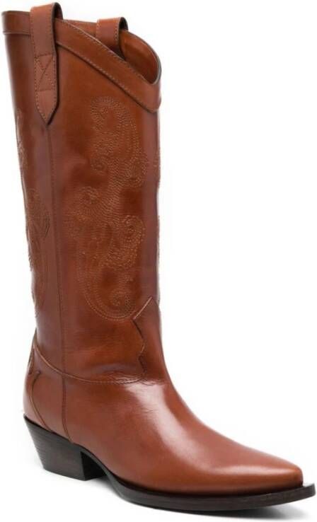 ETRO Cowboy Boots Brown Dames