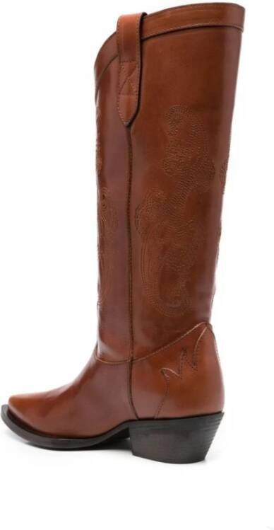 ETRO Cowboy Boots Brown Dames