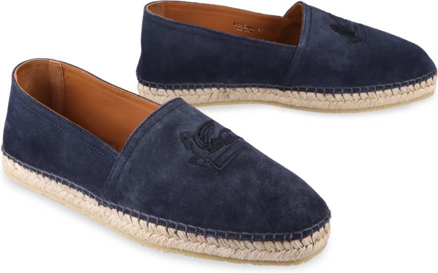 ETRO Gevlochten koord espadrilles Blue Heren